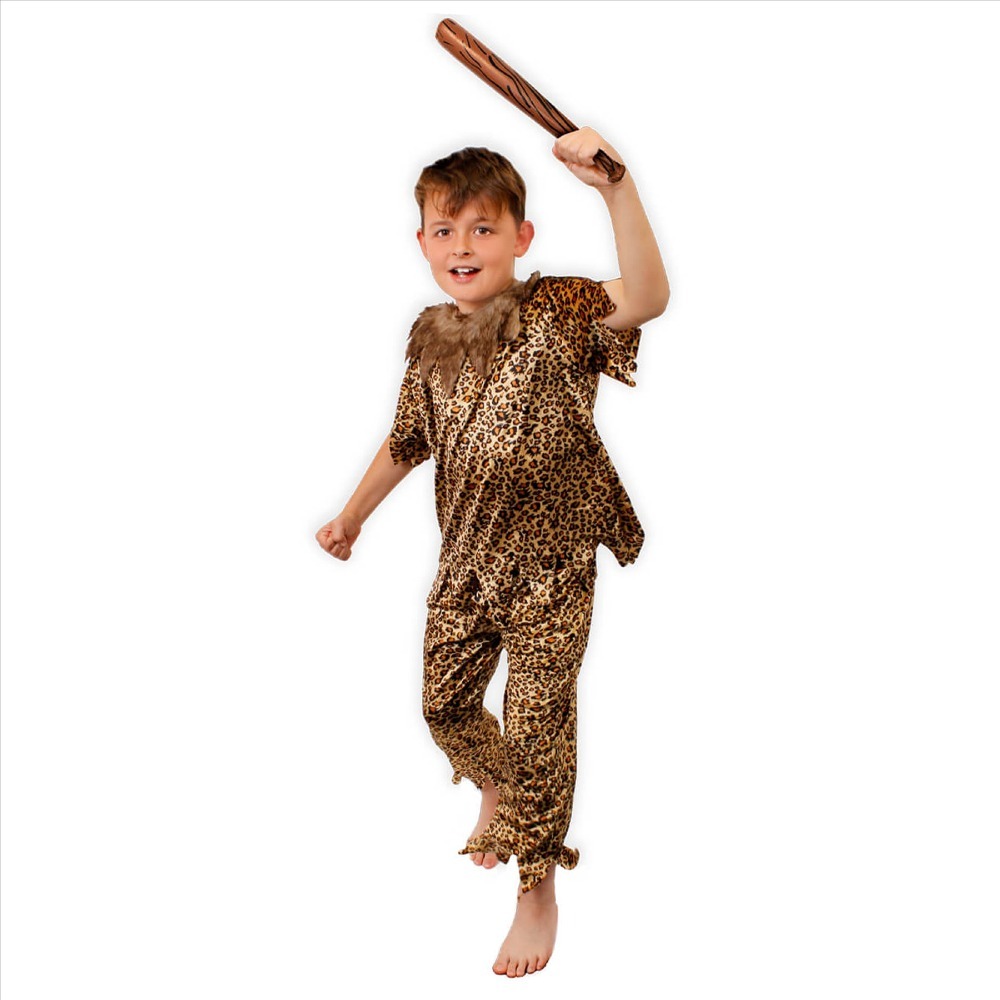 Click to view product details and reviews for Kids Cave Dweller Costume 3 Pcs Top Bottoms Inflatable Club L.