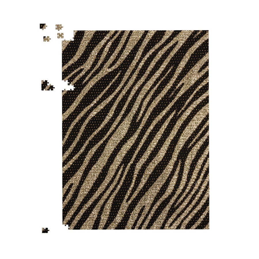 Click to view product details and reviews for Golden Zebra Print Jigsaw Puzzle 500 Piece.