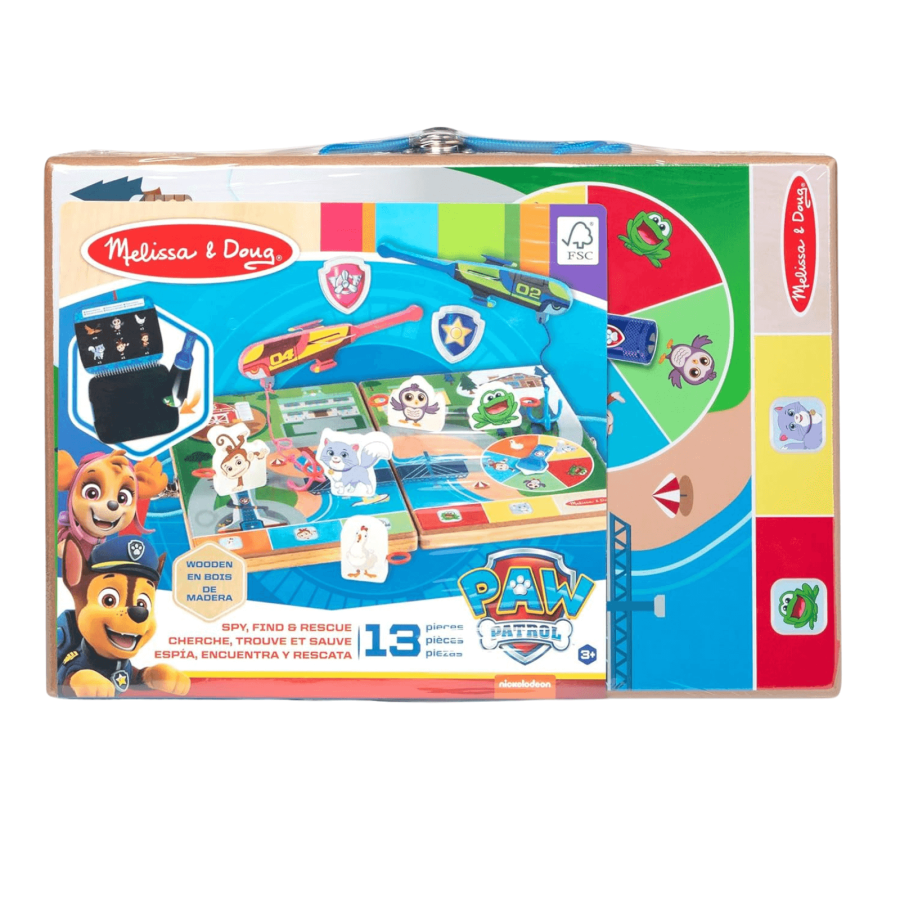 Melissa & Doug Paw Patrol Wooden Spy Find Rescue Activity Play Set Toy