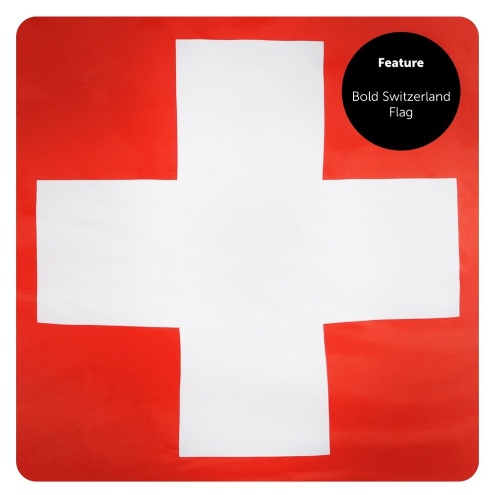 Large 5 x 3ft Switzerland Flag