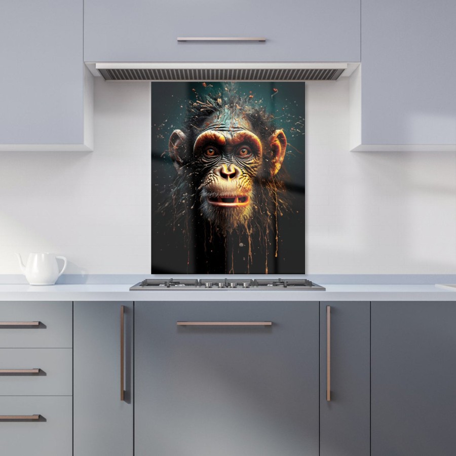 Click to view product details and reviews for Splashart Monkey Face Kitchen Splashback W600mm X H750mm.