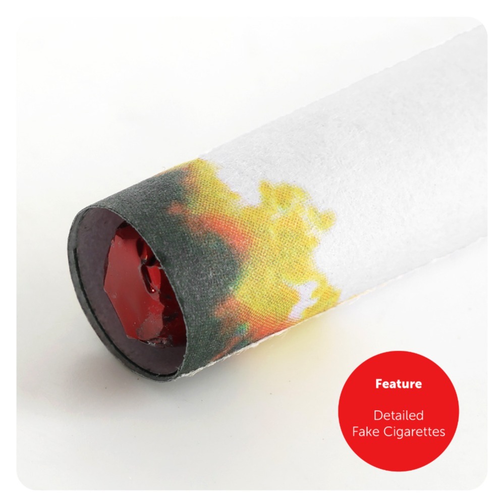 2000's Singer Accessory Set - Beehive Wig, Fake Cigarettes & Inflatable Champagne Bottle