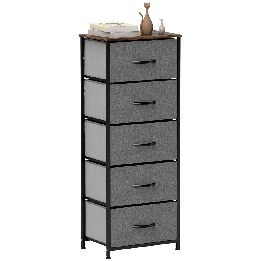Click to view product details and reviews for Homcom Fabric Chest Of Drawers Industrial Bedroom Dresser With 5 Fabric Drawers Steel Frame And Wooden Top For Nursery Living Room Hallway Rustic. Click to view product details and reviews for Homcom Fabric Chest Of Drawers Industrial Bedroom Dresser With 5 Fabric Drawers Steel Frame And Wooden Top For Nursery Living Room Hallway Rustic.