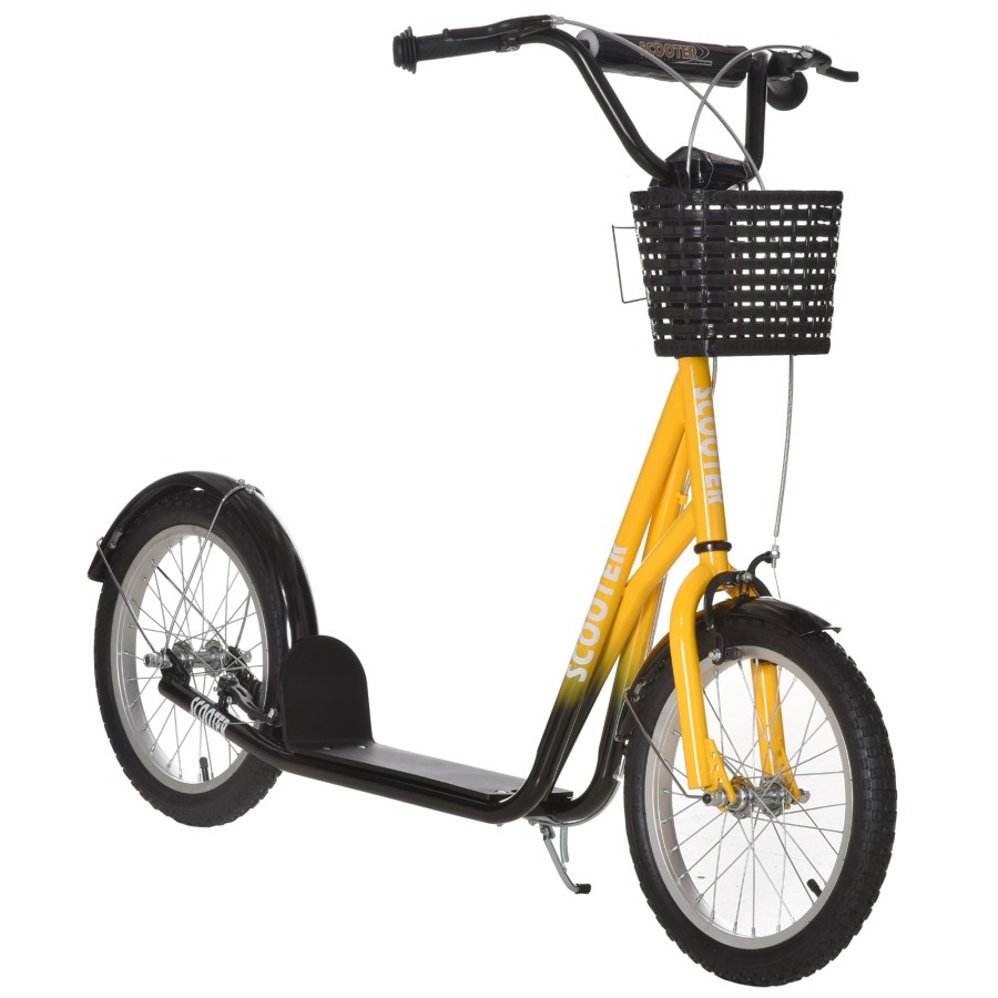 Click to view product details and reviews for Homcom Kids Kick Scooter Teen Ride On Adjustable Children Scooter With Brakes.