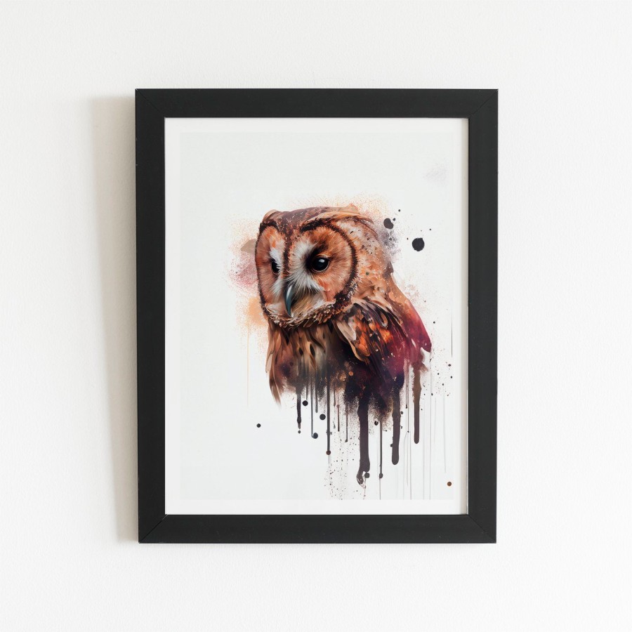 8" x 10" / Black frame