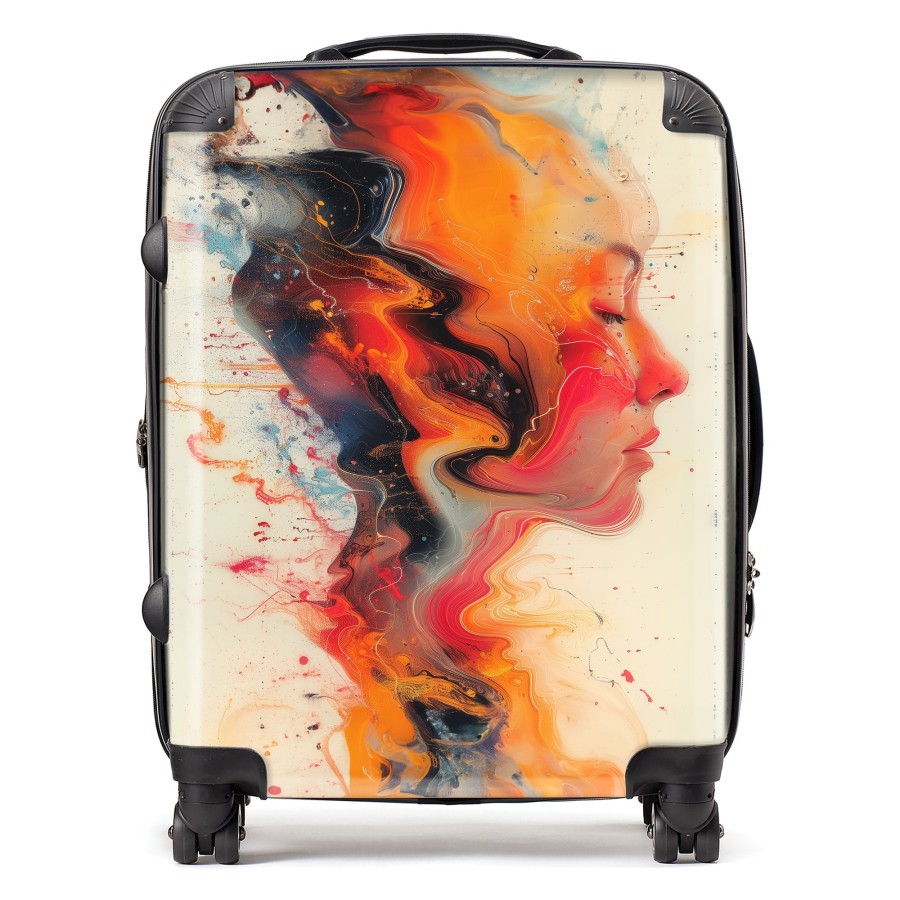 Click to view product details and reviews for Geometric Vibrance Suitcase Large.