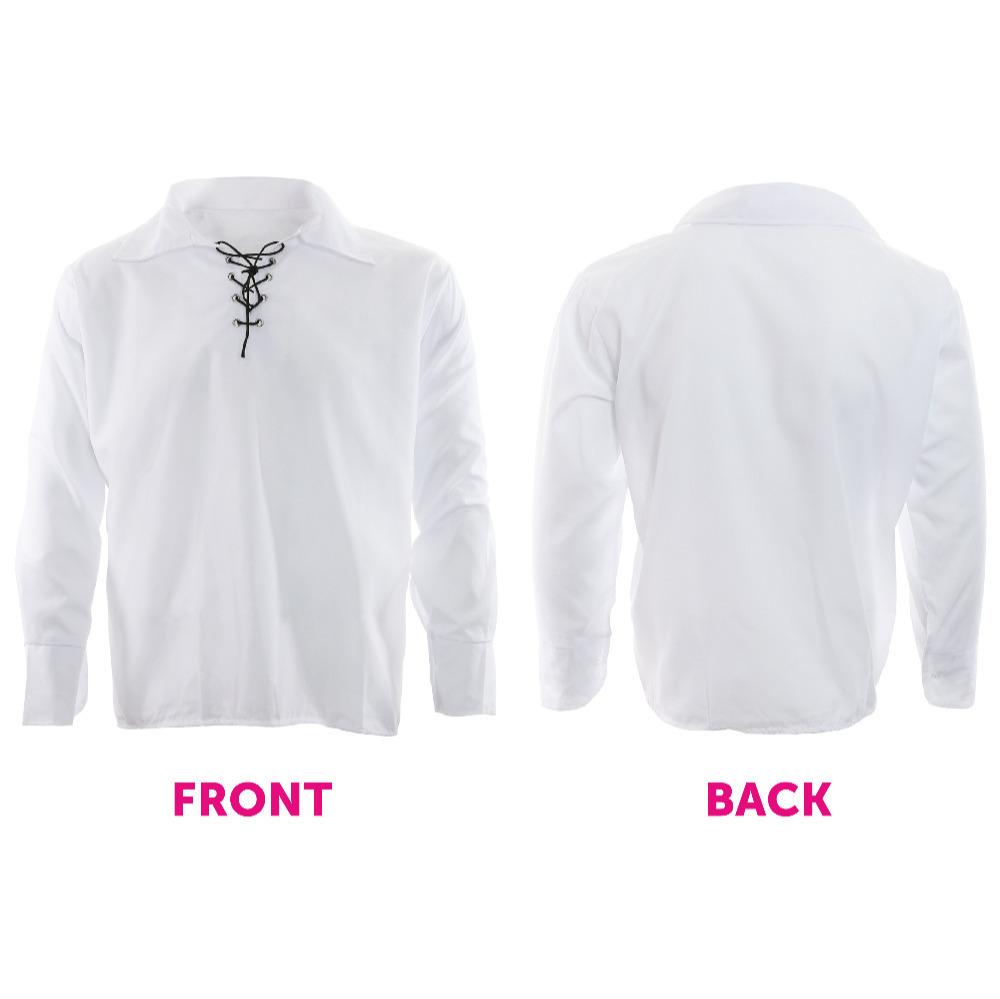 Adults White Gothic Shirt