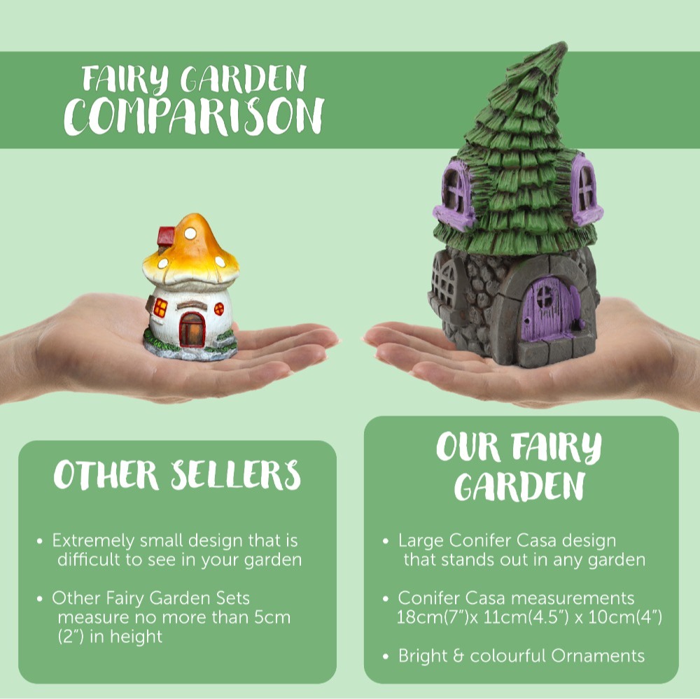 Conifer Fairy Garden Accessories Kit