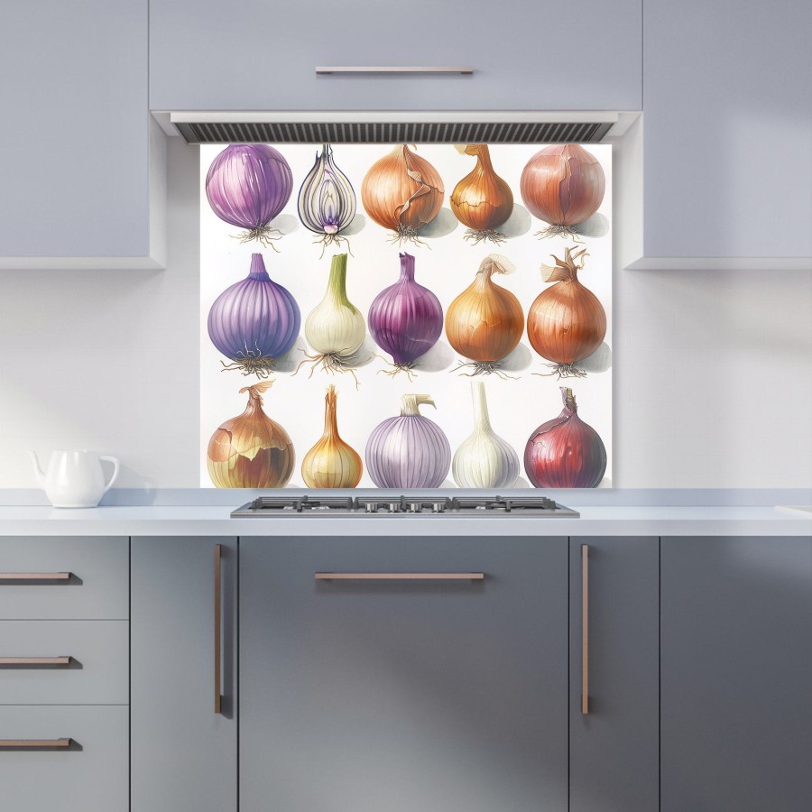 Onion Spectrum: Nature’s Palette Kitchen Splashback
