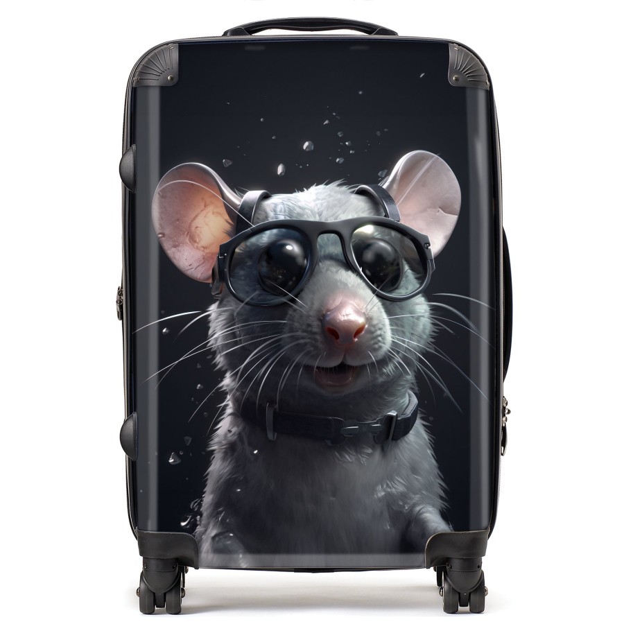 Click to view product details and reviews for Splashart Rat In Glasses Suitcase Medium. Click to view product details and reviews for Splashart Rat In Glasses Suitcase Medium.
