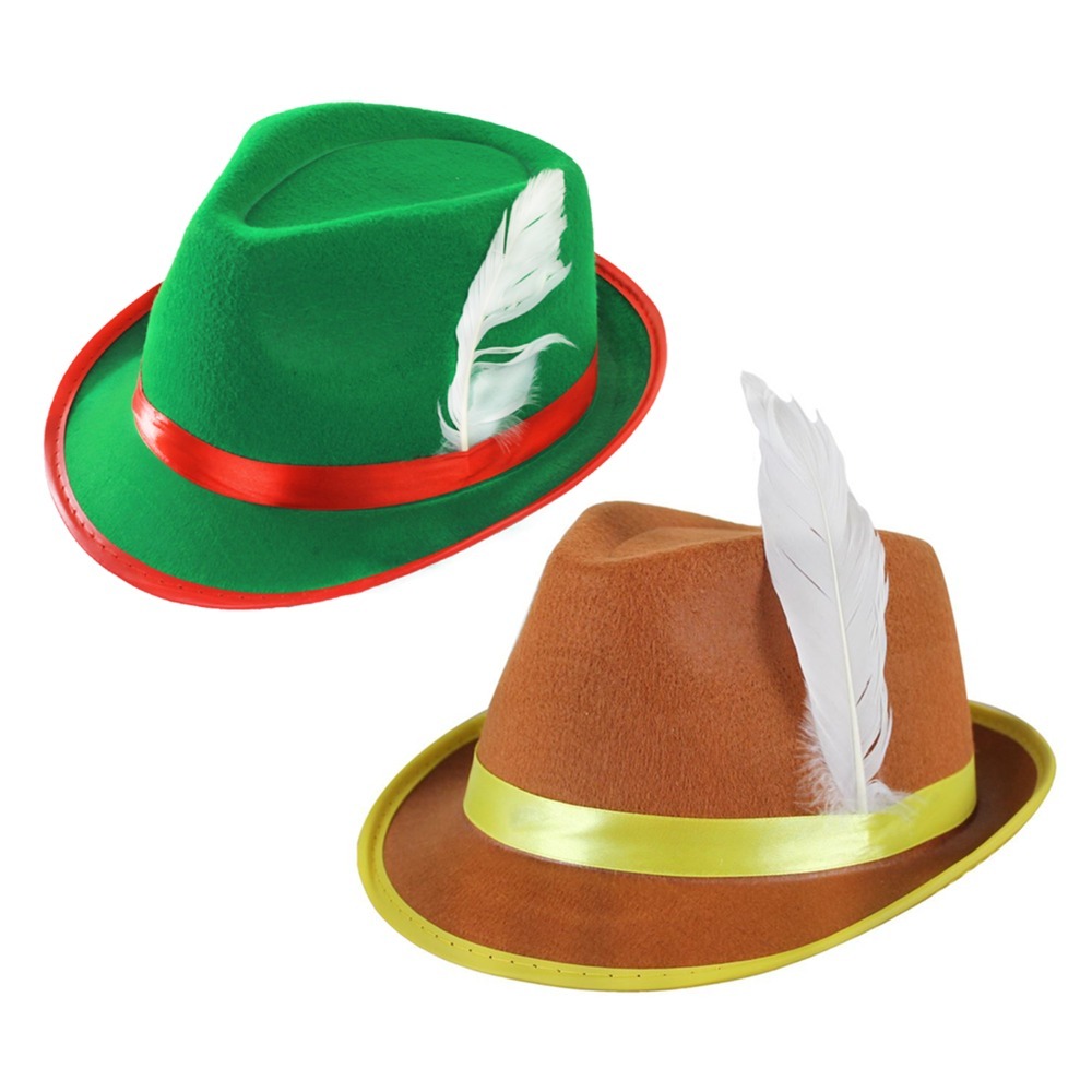 Bavarian Hat Pack | 2 Pcs | Green & Brown Hats