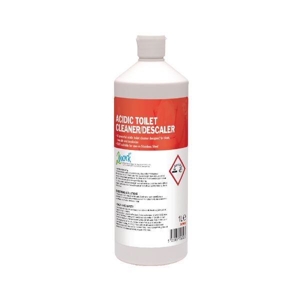 2Work Acidic Toilet Cleaner 1 Litre - 2W76002
