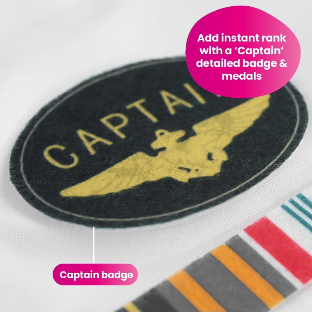 Adults Sailor Captain Costume | 2 Pcs | Jacket & Trousers