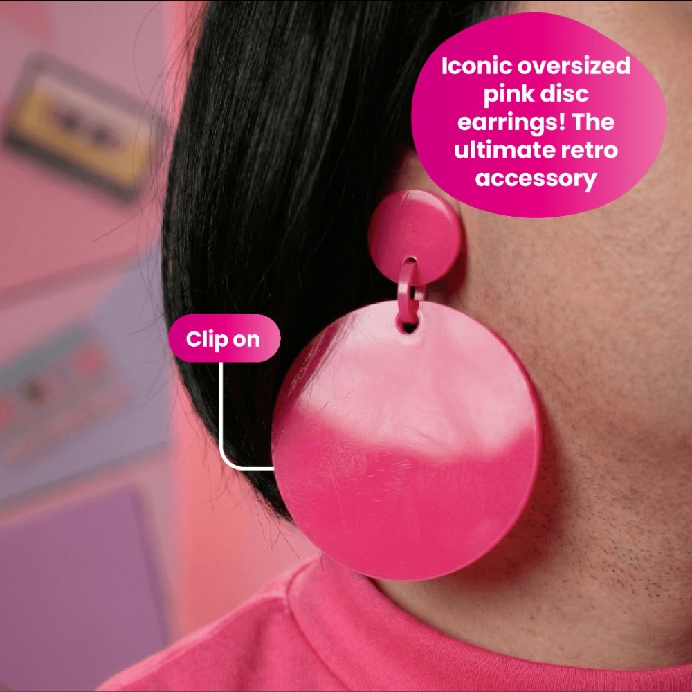 Adults Rock Queen Housewife Costume | 5 Pcs | Top, Skirt, Wig, Tights & Earrings