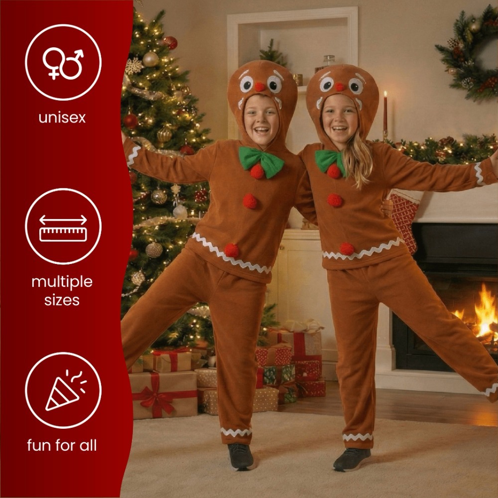 Kids Gingerbread Man Costume