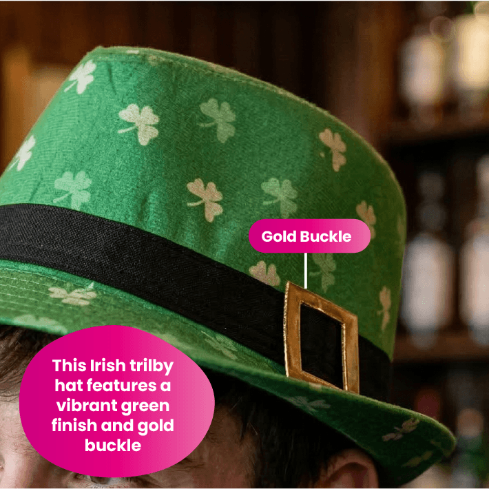Irish Buckle Trilby Hat