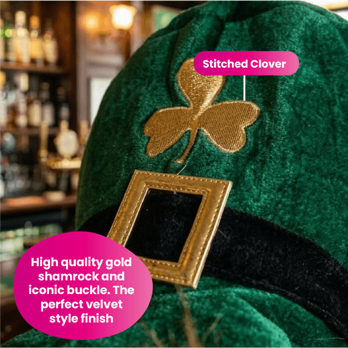 Irish Leprechaun Hat with Beard