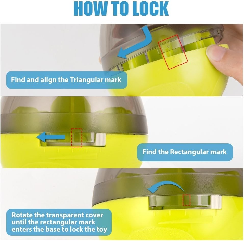 Interactive Dog Treat Dispenser Ball – Adjustable, Durable, Slow Feeder Toy