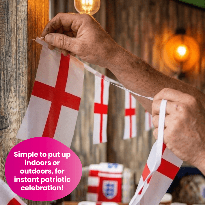 St George Flag Bunting England Bunting
