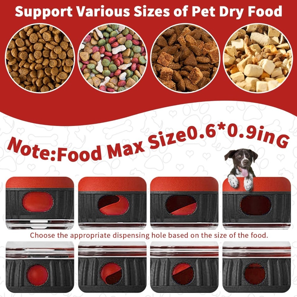 Interactive Dog Puzzle Feeder Toy - Adjustable Slow Treat Dispenser Toy