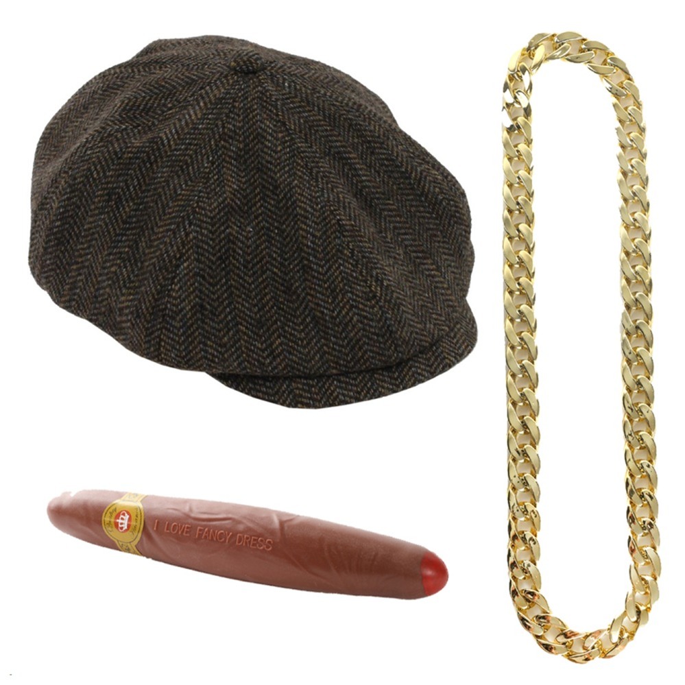 Click to view product details and reviews for Del Boy Accessory Set 3 Pcs Hat Chain Cigar. Click to view product details and reviews for Del Boy Accessory Set 3 Pcs Hat Chain Cigar.