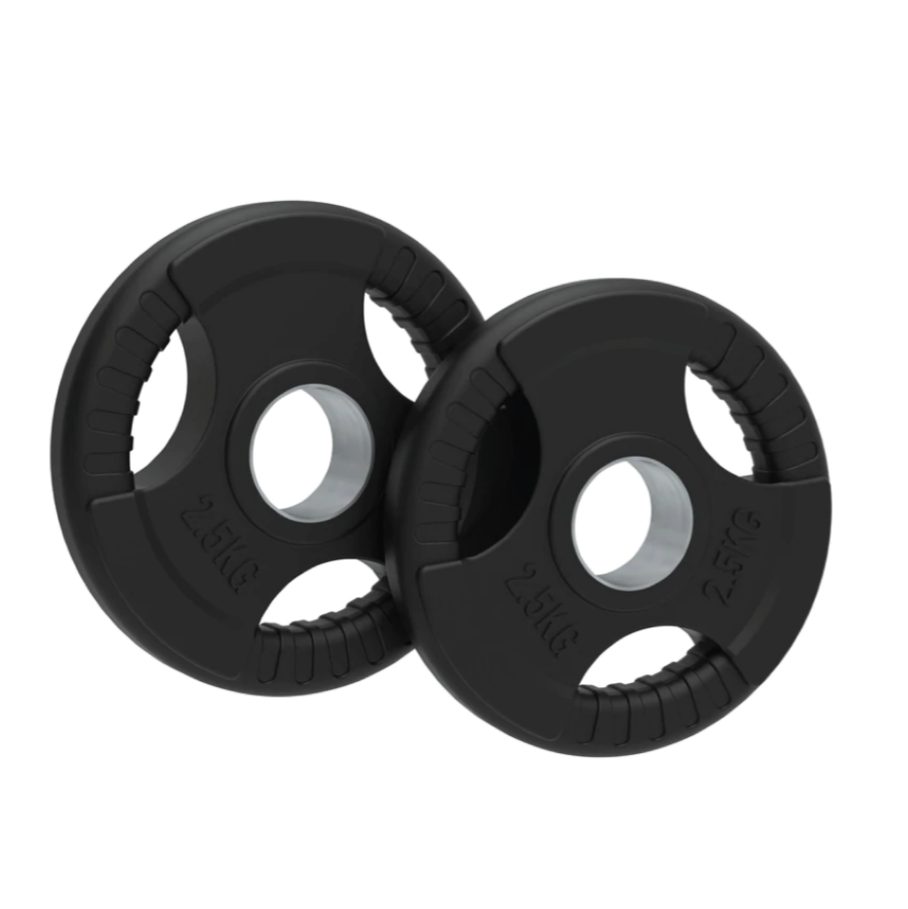 Click to view product details and reviews for Olympic Tri Grip Rubber Weight Plates Black Pairs Sets 25 Kg Pair.