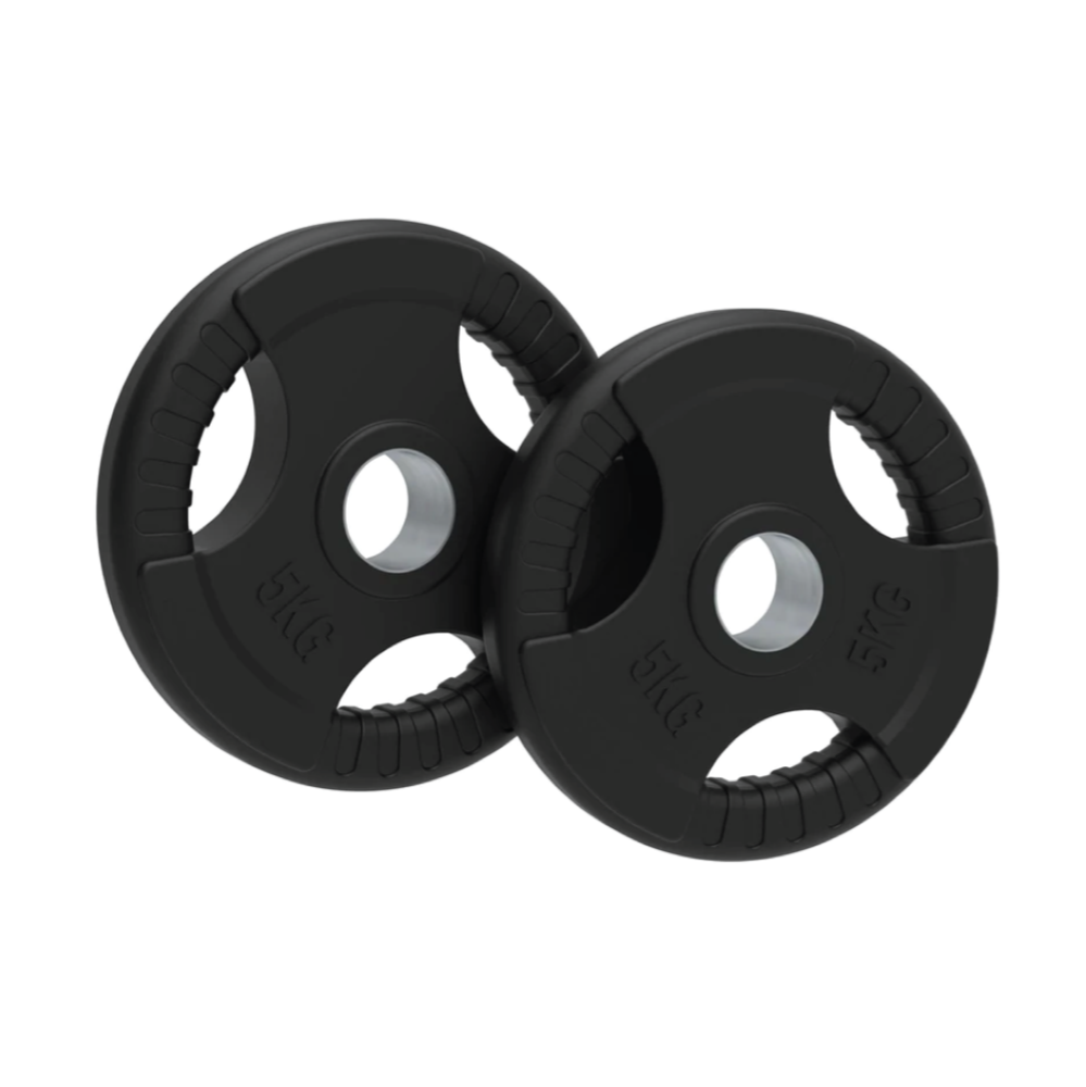 Click to view product details and reviews for Olympic Tri Grip Rubber Weight Plates Black Pairs Sets 5 Kg Pair.