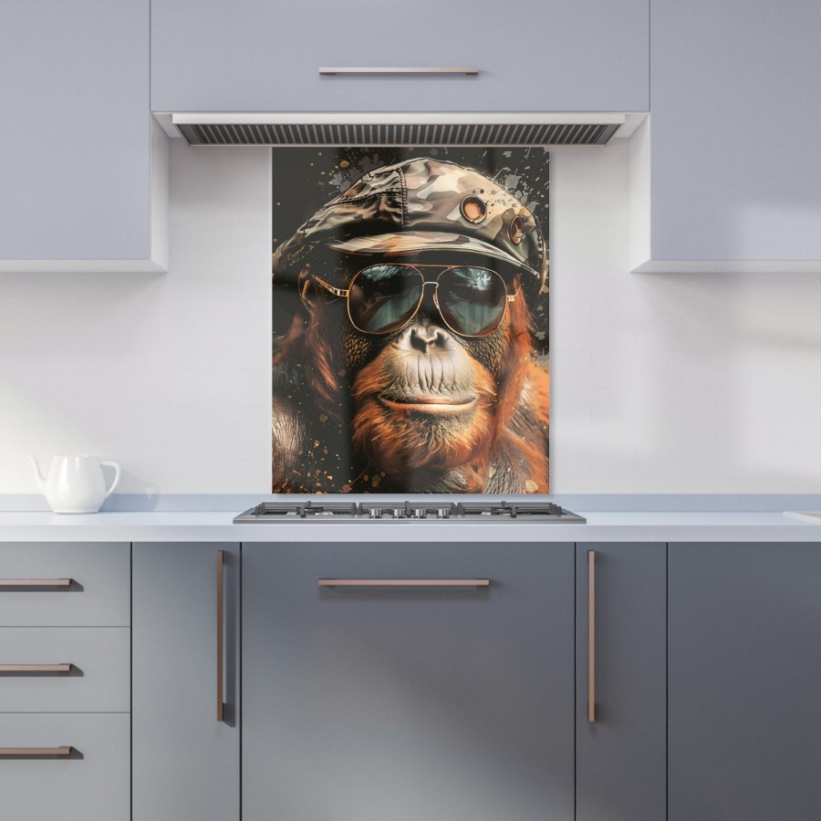 Click to view product details and reviews for Cool Orangutan Kitchen Splashback W600mm X H750mm.