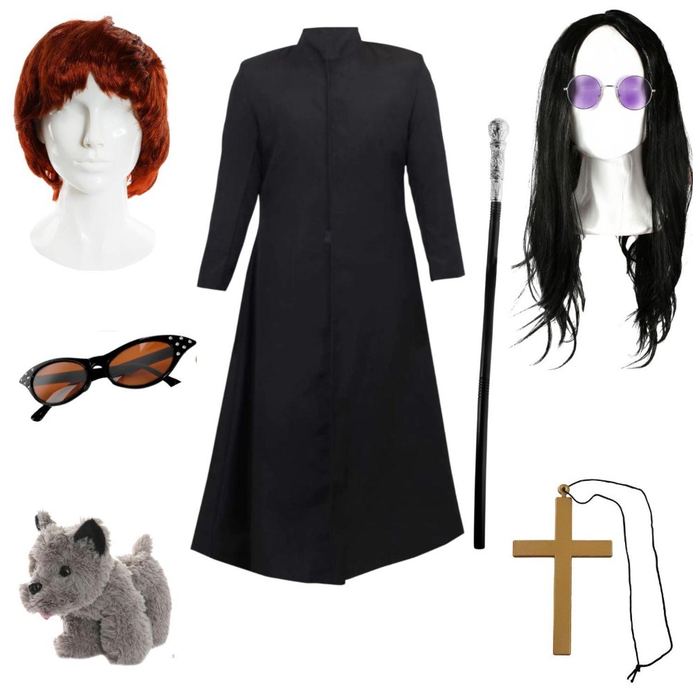 Click to view product details and reviews for Osbourne Couple Costume Set 8 Pcs Duster Jacket Cane Wigs Glasses Necklace Toy Dog Standard. Click to view product details and reviews for Osbourne Couple Costume Set 8 Pcs Duster Jacket Cane Wigs Glasses Necklace Toy Dog Standard.