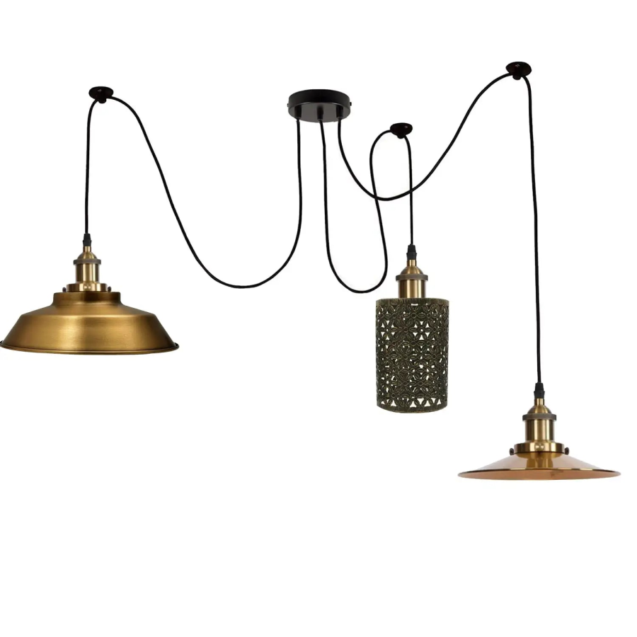 3 Outlet Type 1 / Without Bulbs