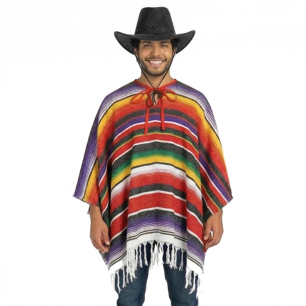Click to view product details and reviews for Adults Western Cowboy Costume 2 Pcs Poncho Black Suede Hat. Click to view product details and reviews for Adults Western Cowboy Costume 2 Pcs Poncho Black Suede Hat.