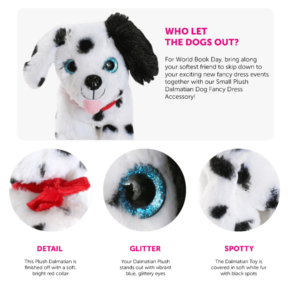 thumbnail image 2 of Kids 101 Dalmatians Jumpsuit – Book Character Dog Costume For TV & Film Theme 2 of 6