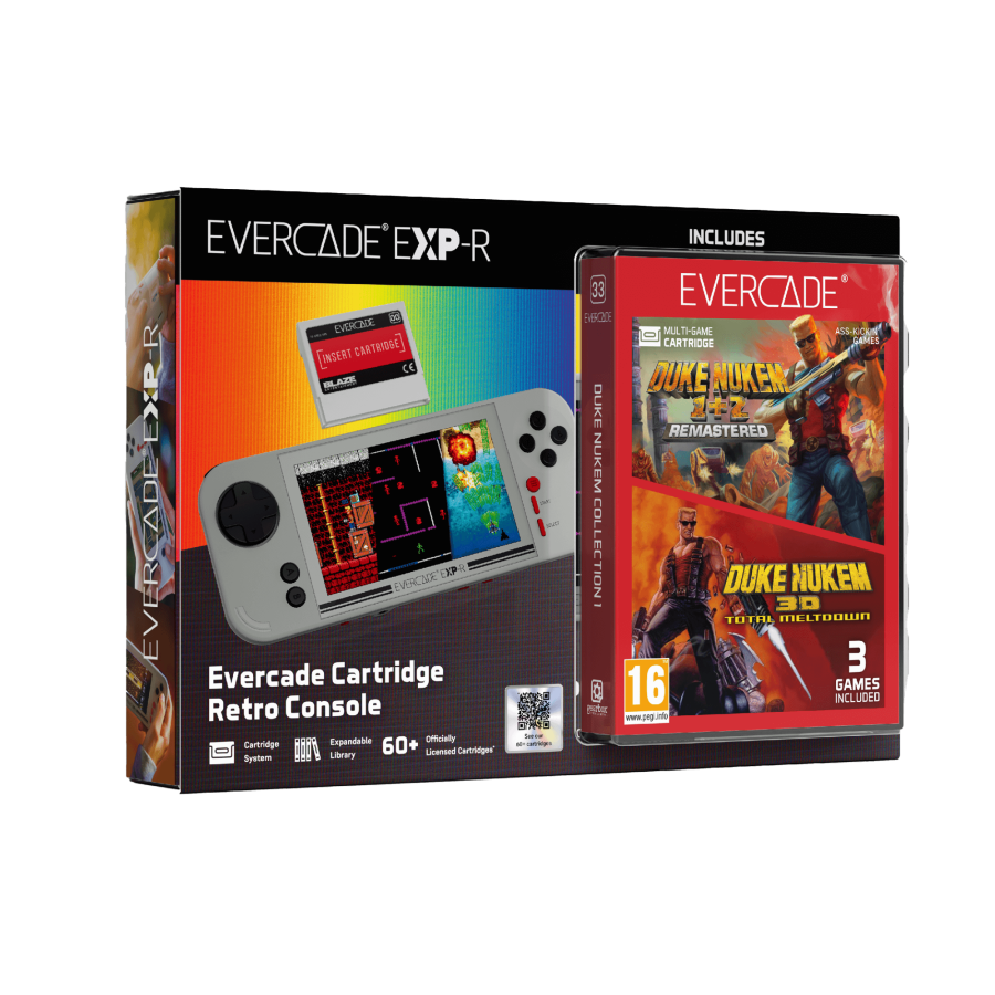 Evercade EXP-R & Duke Nukem Collection 1 Bundle