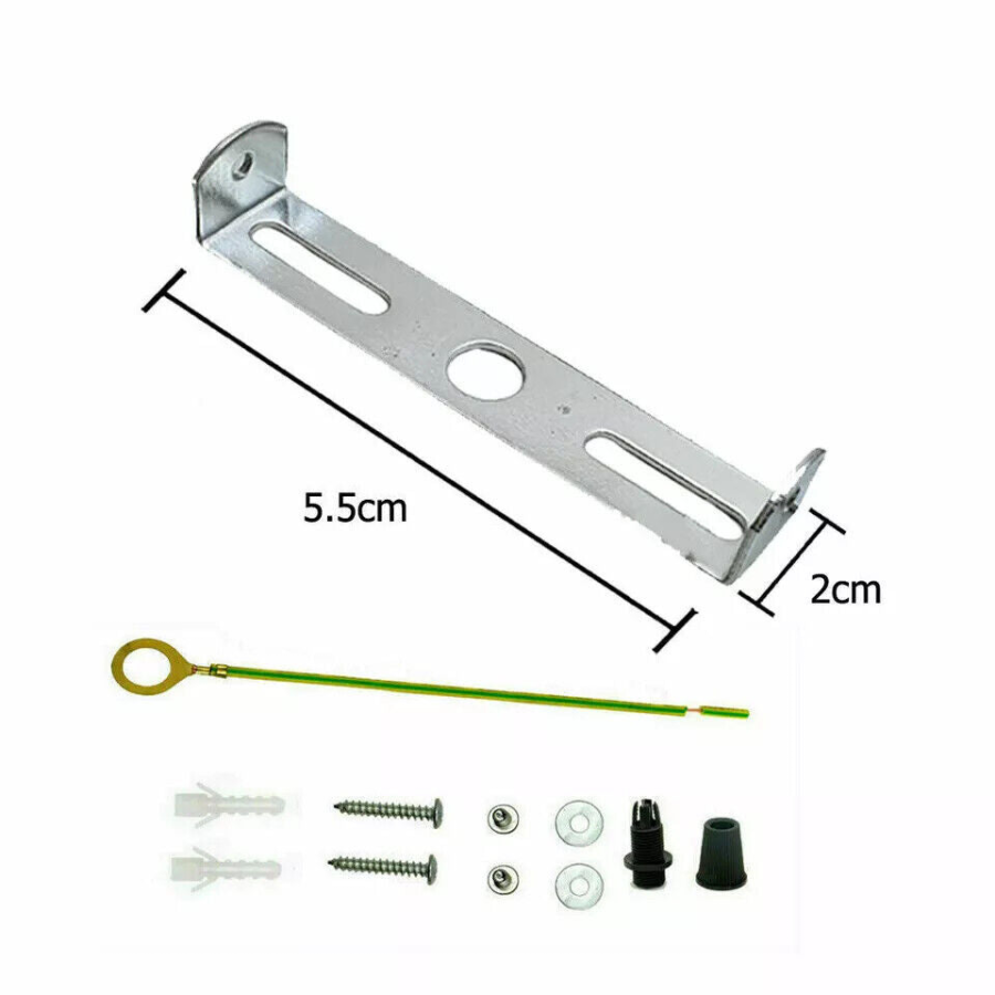 Click to view product details and reviews for 55mm Ceiling Rose Strap Bracket Strap Brace Plate With Accessories Light Fixing4125.