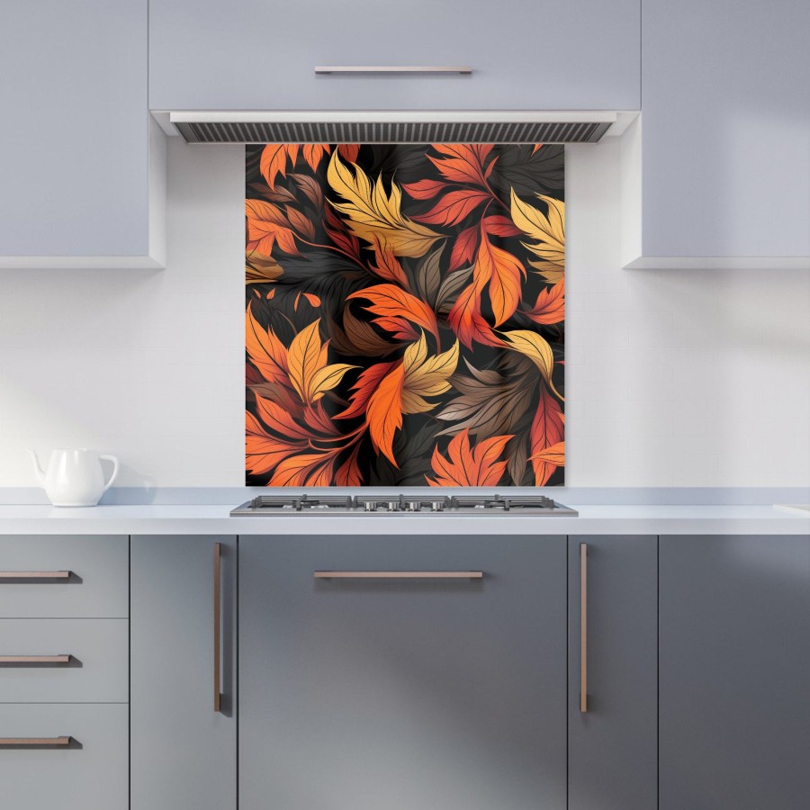 Click to view product details and reviews for Autumn Leaves Design Kitchen Splashback W700mm X H750mm.
