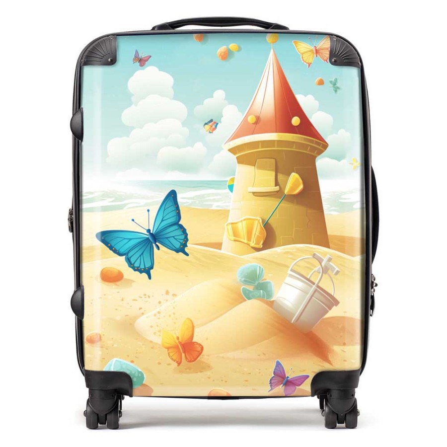 Click to view product details and reviews for Butterflies On A Beach Holiday Suitcase Large.