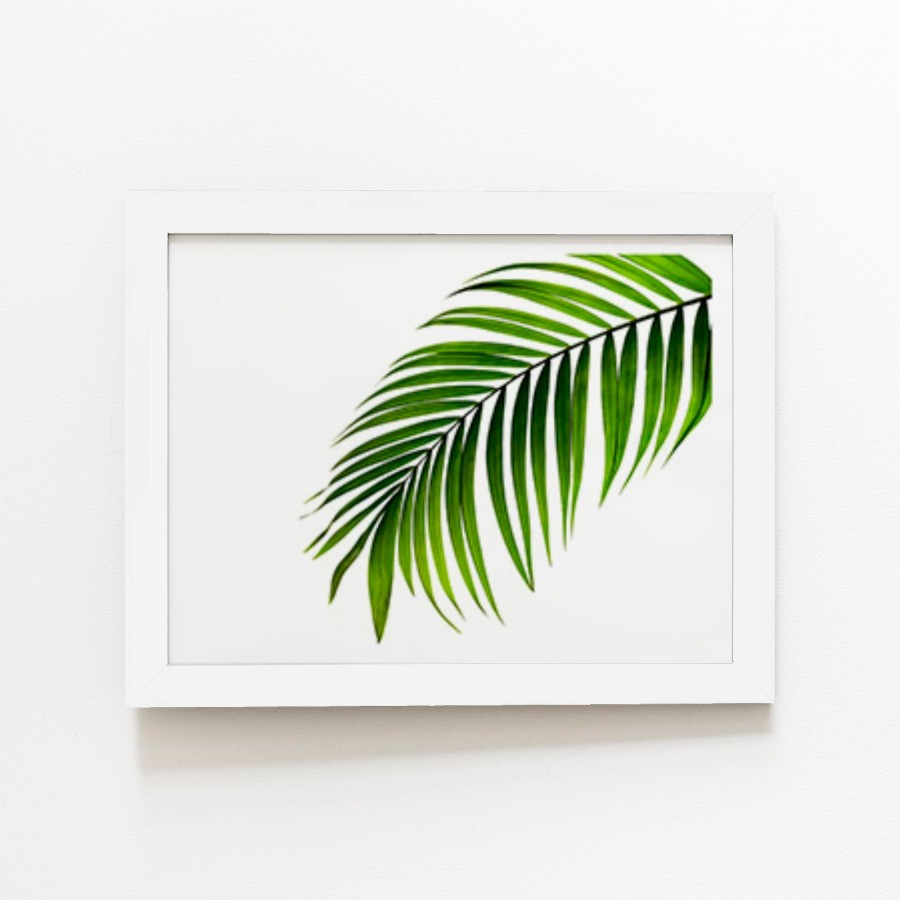 Click to view product details and reviews for Single Palm Leaf Art Prints 24 X 36 No Frame.
