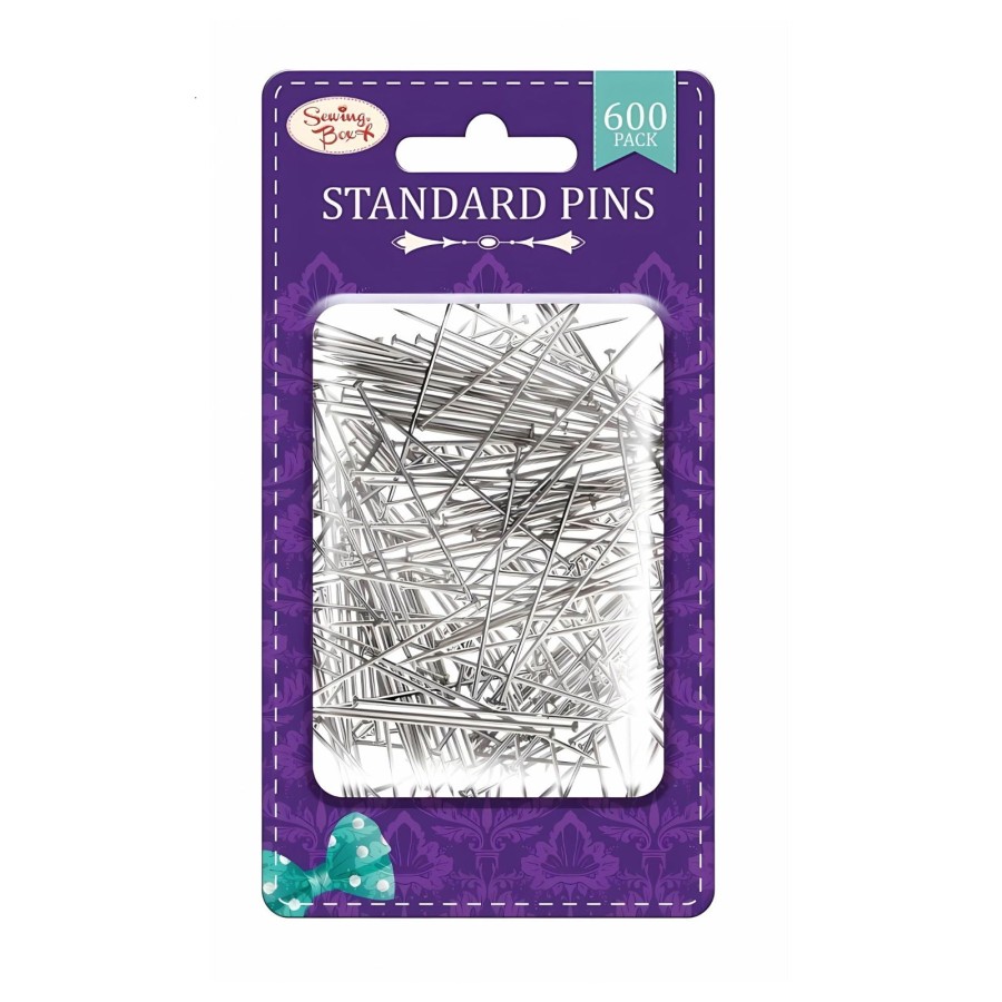 600 Standard Steel Sewing & Dress Pins