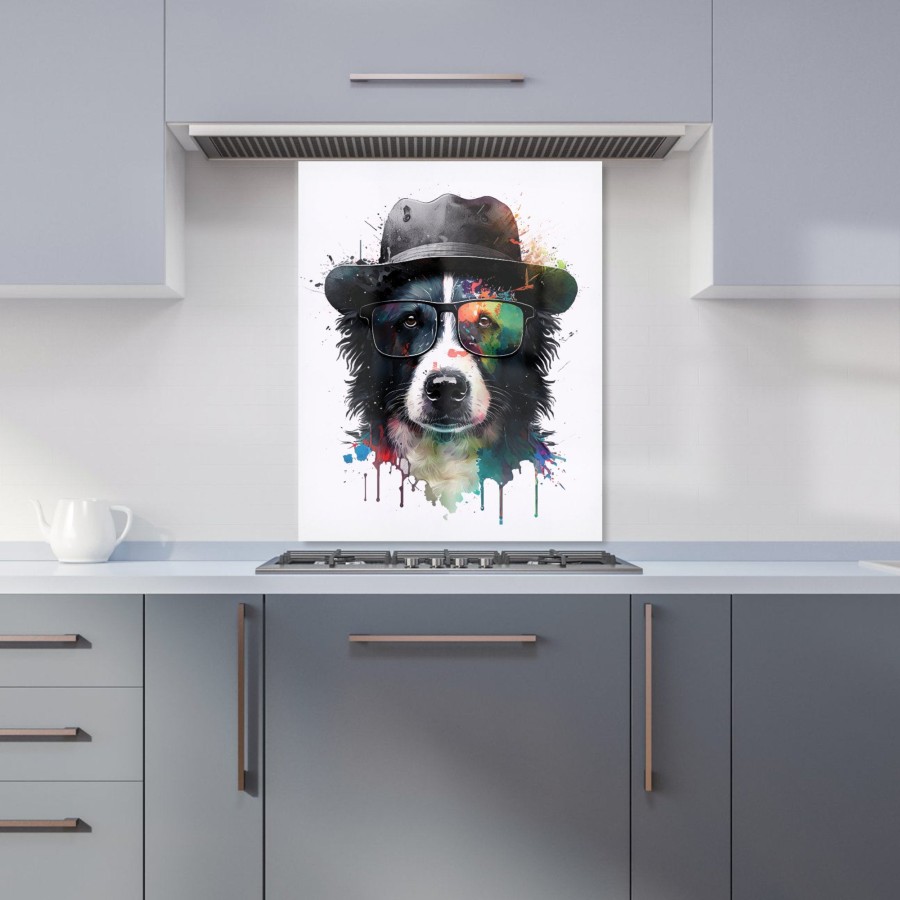 Click to view product details and reviews for Border Collie Dog Splashart Kitchen Splashback W600mm X H750mm.