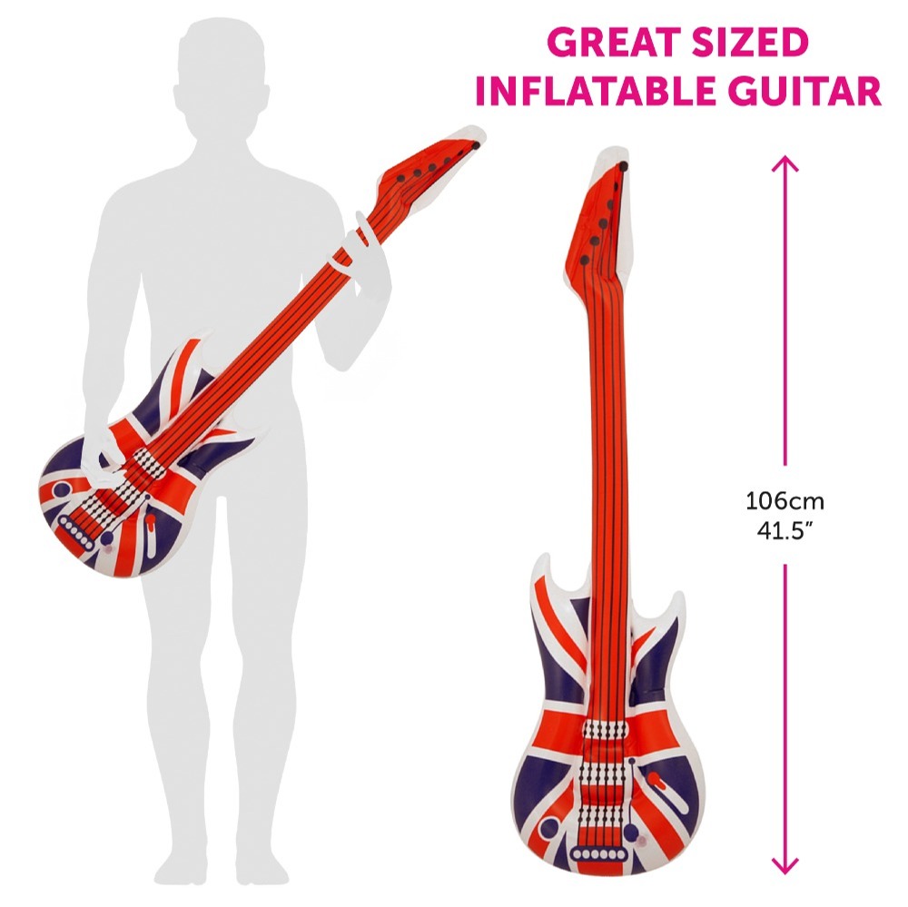 Liam Gallagher Accessory Set - Wig, Glasses, Guitar, Fake Cigs