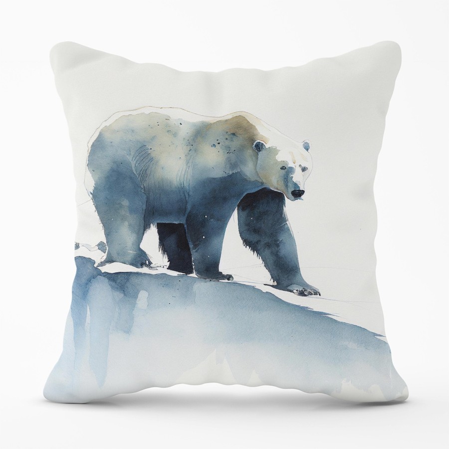 Polar Bear Watercolour Cushions