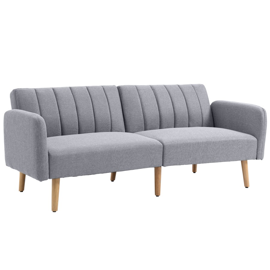 Click to view product details and reviews for 2 Seater Sofa Bed Convertible Adjustable Backrest.