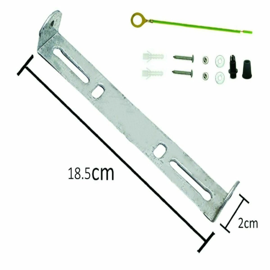 Click to view product details and reviews for 185mm Light Fixing Strap Brace Plate With Accessories Ceiling Rose Bracket2402.