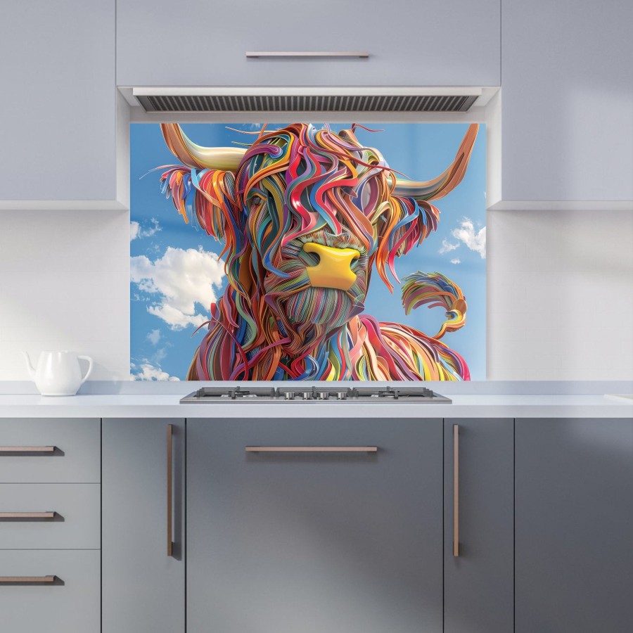 Click to view product details and reviews for Twisted Colors Of The Bull Kitchen Splashback W900mm X H650mm.