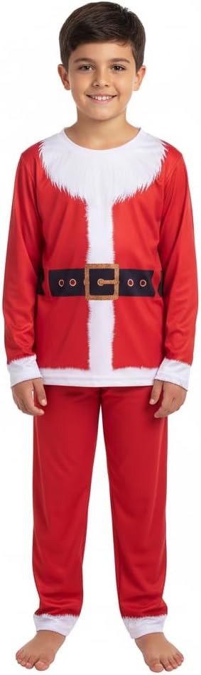 Click to view product details and reviews for Girls Boys Santa Claus Costume Christmas Outfit Set 9 10 Years Red.