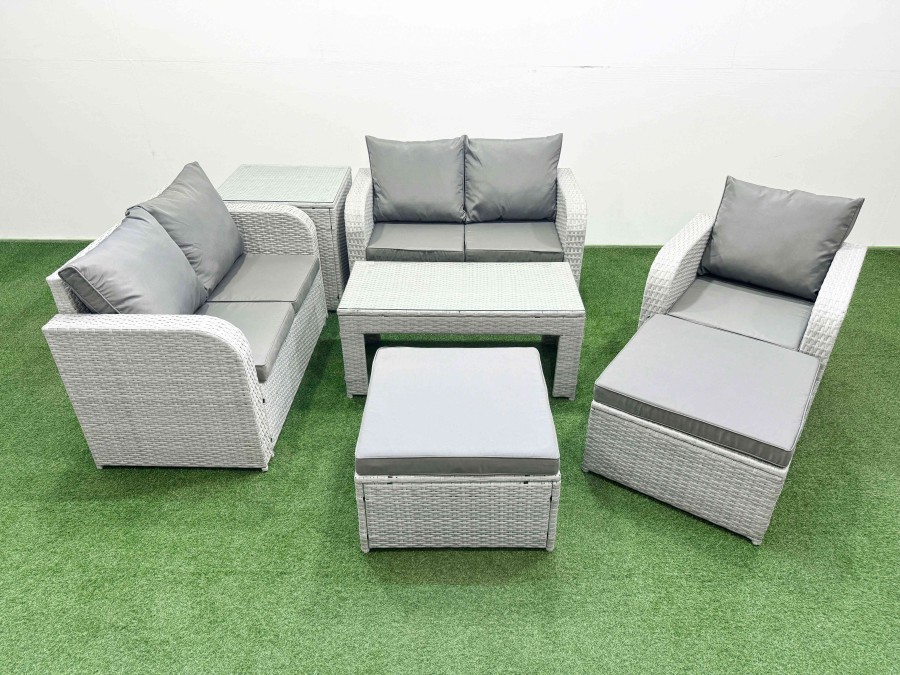 Click to view product details and reviews for Fimous High Back Poly Rattan Garden Furniture Set With Reclining Chair Loveseat Sofa Oblong Coffee Table Indoor Outdoor Patio Set 2 Big Stool Side Ta. Click to view product details and reviews for Fimous High Back Poly Rattan Garden Furniture Set With Reclining Chair Loveseat Sofa Oblong Coffee Table Indoor Outdoor Patio Set 2 Big Stool Side Ta.