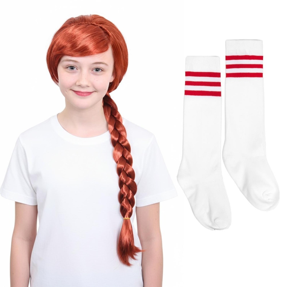 Click to view product details and reviews for Kids Rebel Girl Costume Set 2 Pcs Plait Wig Socks Standard. Click to view product details and reviews for Kids Rebel Girl Costume Set 2 Pcs Plait Wig Socks Standard.