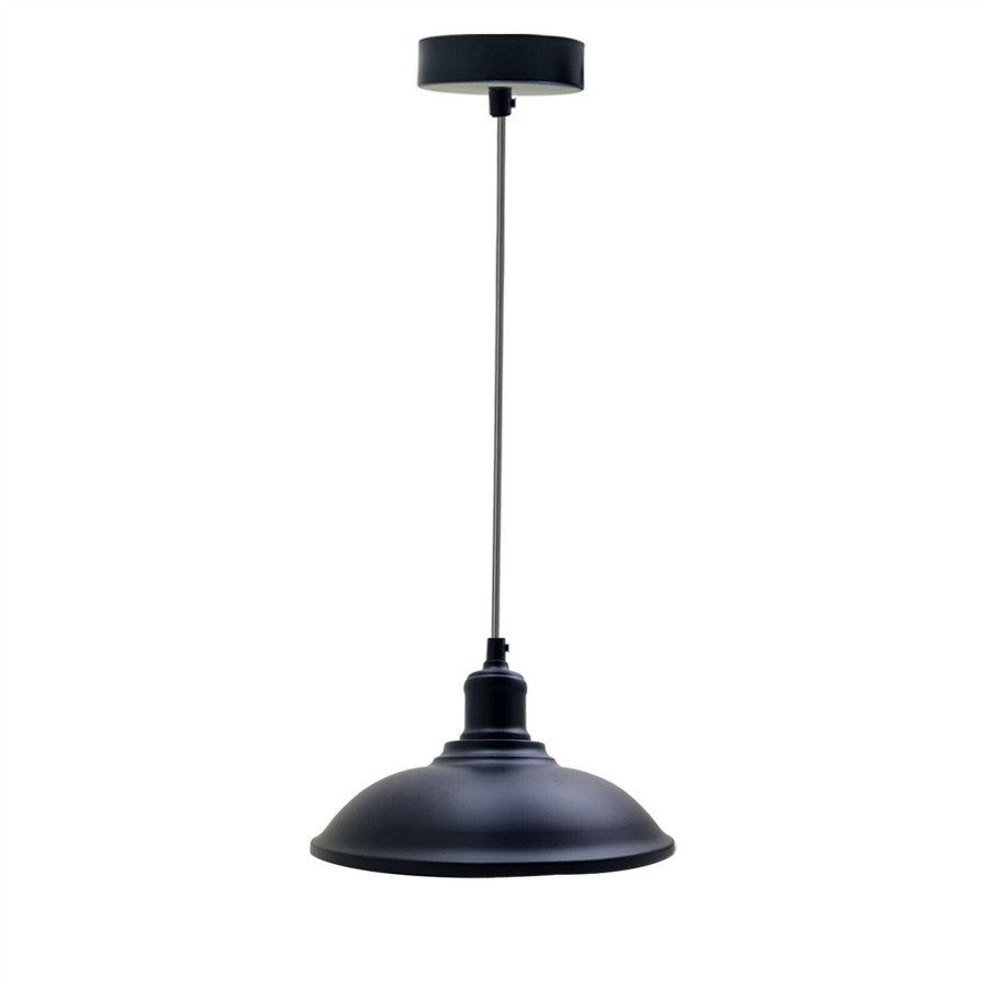 Click to view product details and reviews for Vintage Pendant Light Shade Metal Lamp Ceiling Lights Brushed Metal Lampshade1307 Black.