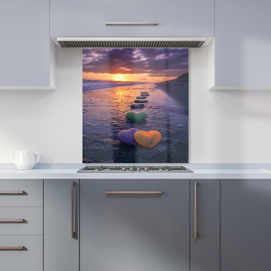 Click to view product details and reviews for Heartstones At Sunset Kitchen Splashback W600mm X H650mm.