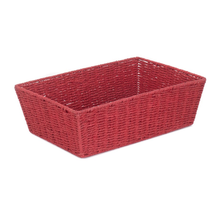 Click to view product details and reviews for Red Paper Rope Display Tray Large.